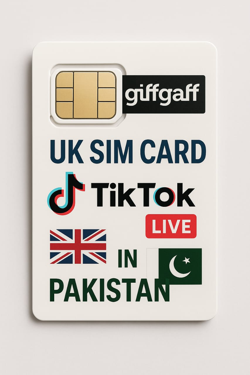 Giffgaff UK Sim Card in Pakistan