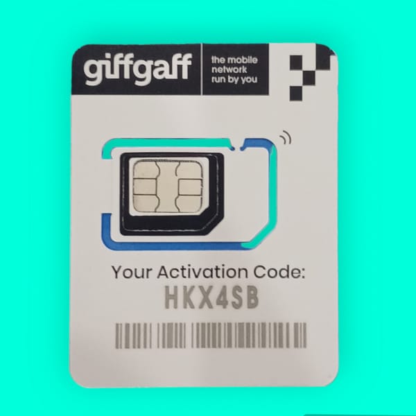 Giffgaff UK Sim Card in Pakistan